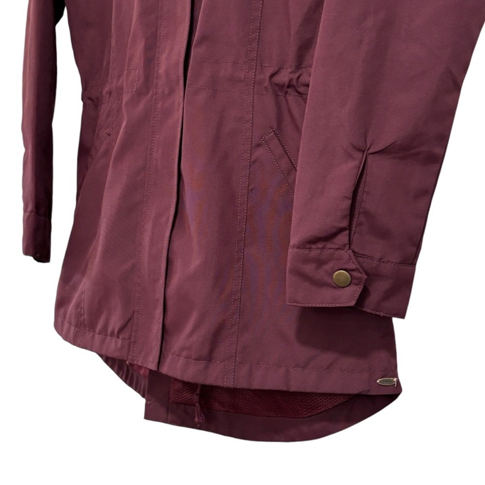 O’Neill Gayle Burgundy Windbreaker Hooded Zip Up Spring Jacket Women's Size XS - Picture 6 of 15